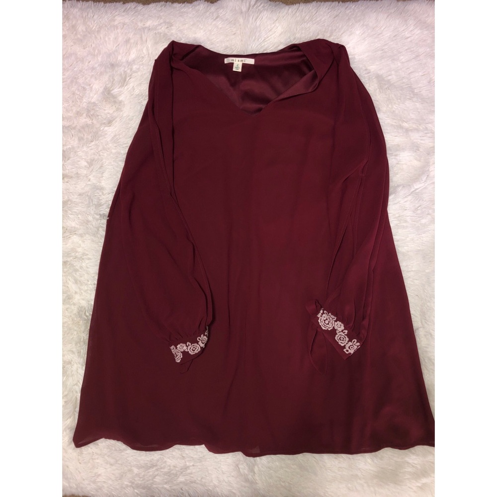 Maroon dress